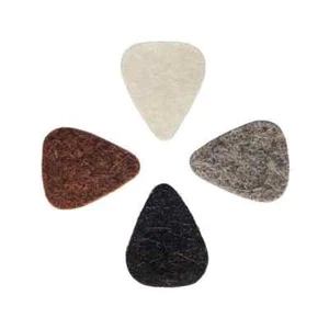 Timber Tones Felt Tones Mini Guitar Pick / Plectrum Choice Of 4 Types + 4 Packs - Picture 1 of 21