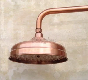 Antiguo cabezal de ducha redondo de cobre rojo pulverizador de ducha superior cabezal de ducha - Imagen 1 de 7