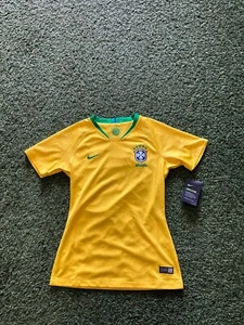 Nike Brazil Women's Home Jersey 18/19 - Yellow - Picture 1 of 5