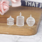 3Pcs/set 1:12 dollhouse miniature doll accessories toy for transparent candyATHF