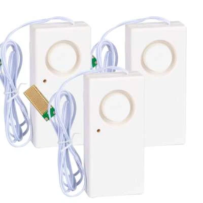 3-Pack Water Leak Alarm Flood Level Overflow Detector Sensor Home Security Alert - Image 1 of 4