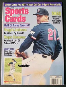 ROGER CLEMENS REDSOX 1993 SPORTS CARDS MAGAZINE BOOK NRMT! HALL OF FAME SPECIAL - Picture 1 of 1