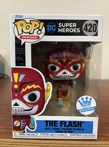 Funko Pop! Heroes #420 "THE FLASH" Dia De Los Muertos DC Funko Exclusive 2021 - Picture 1 of 11
