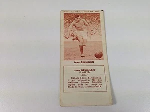FOOTBALL BISCUITS REM REIMS JEAN GRUMELON 50s NO PANINI - Imagen 1 de 1
