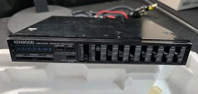 Ecualizador gráfico Kenwood KGC-6040 de colección **Con placa frontal y cables** Foto 1 de 4