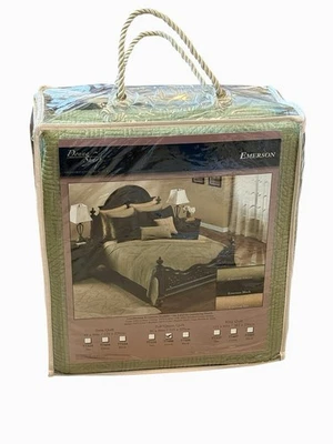 VTG Donna Sharp Emerson Green Full/Queen Quilt 77406 - Image 1 of 2