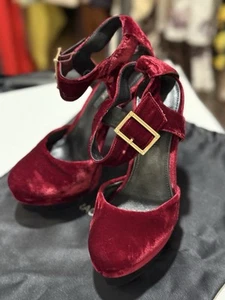 Rachel Zoe Dalia Pumps In Merlot Size 35 US 5 - Picture 1 of 5