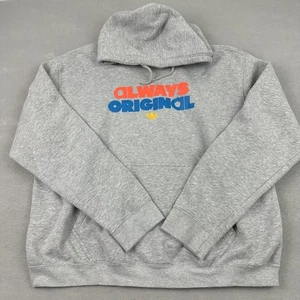 Adidas Sudadera con Capucha Para Hombre 2XL Gris Siempre Original Pullover Sudadera Logo Trifolio XXL - Imagen 1 de 10