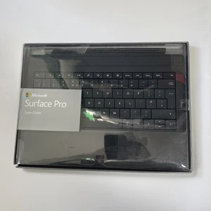 Microsoft Surface Pro Type Cover Keyboard Folio/Case Black Magnetic P1E3 - Picture 1 of 2