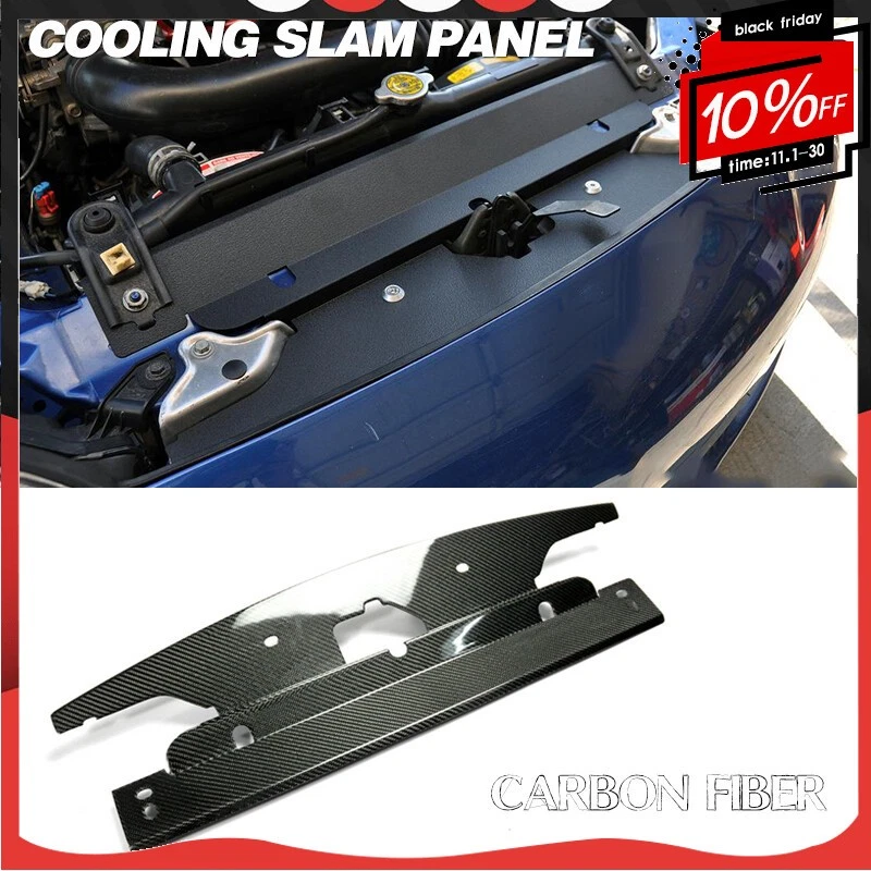For Mazda Miata MX5 NB Carbon Fiber Cooling Slam Panel Radiator Inner Cover  - Image 1 of 4
