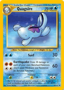 Quagsire 045/111 Uncommon Neo Genesis Pokemon LP 000714 - Picture 1 of 2