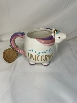 Unicorn Coffee Mug Lets Just Be Unicorns Ceramic Mug by Stay Magical - Image 1 of 4