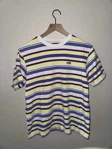 Supreme Multi Stripe S/S Top SS19 White Size Medium - Imagen 1 de 3