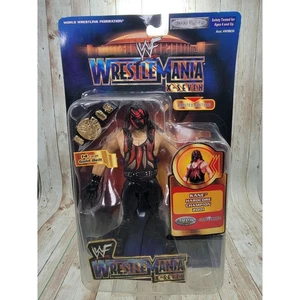 Kane WrestleMania X- Seven Jakks WWE WWF Figure 14 Carat Gold Hardcore Belt - Picture 1 of 5