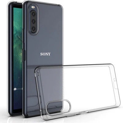 Custodia Per sony Xperia 1 5 10 III IV V L4 Ultra Sottile TPU Urto Trasparente - Immagine 1 di 4