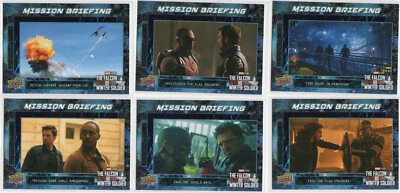 Falcon & the Winter Soldier 2023 Upper Deck Chase Set Mission Briefing MB-1-MB-6 - Image 1 of 2