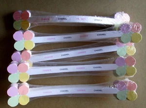 SET 5 CHANCE CHANEL SEALED PACK 25 PERFUME BLOTTER CARD BRACELET NEW UNSCENTED - Picture 1 of 5