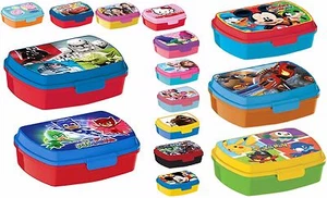 LUNCH BOX scatola colazione porta PRANZO MERENDA sandwich scuola,asilo bambino - Foto 1 di 41