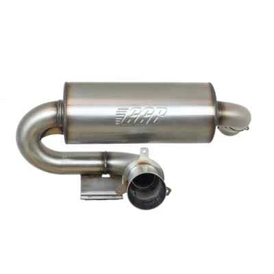 Stainless GGB Exhaust Trail Muffler 2020 2021 2022+ Can Am Maverick X3 Turbo RR - Image 1 of 4