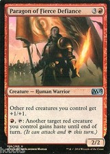 MTG - M15 - Paragon of Fierce Defiance - Foil - NM