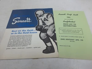 1961 Herbst & Winter Sonnett Sportgeräte Werbeprospekt Preisliste - Bild 1 von 9