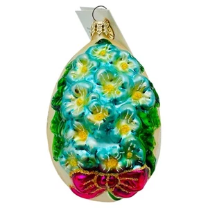 Christopher Radko May’s Bouquets Glass Christmas Ornament 3.5" Easter NEW - Picture 1 of 11