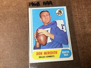 1968 Topps #25 Don Meredith - Picture 1 of 2