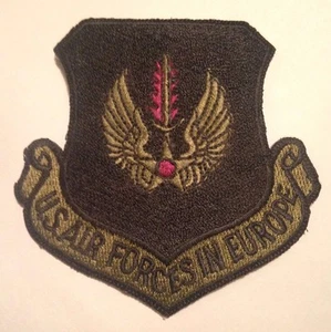 NEW - U S AIR FORCES IN EUROPE Patch, Subdued Color 3" x 3 1/8" - Bild 1 von 4