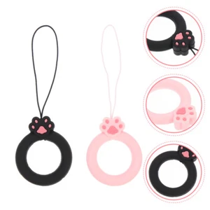 2 Pcs Handy Lanyard Keychain Fräulein Anti-verlorenes Telefon-Lanyard - Zdjęcie 1 z 12