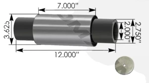 Center Beam Bushing Hendrickson Part # D120, E1594, 22279, 1714667, M1978 - Picture 1 of 3