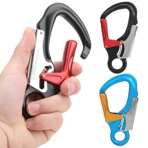 Carabiner 35KN Outdoor Climbing Button High Strength   Buckle Hardware Equipment - Picture 1 of 18
