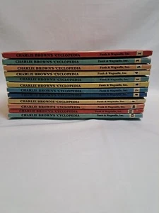 Vintage Charlie Brown's Cyclopedias: Volumes 1-12 Charles M. Schulz Characters - Picture 1 of 10