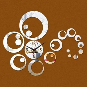 Decorative VIP Mirrored Wall Clock - Picture 1 of 3