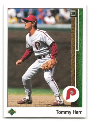 Tommy Herr 1989 Upper Deck BASEBALL #720 Philadelphia Phillies - Image 1 of 2