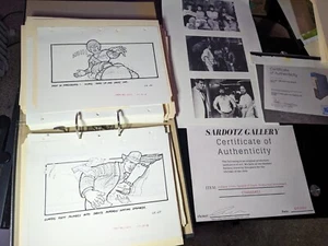 Indiana Jones Temple of Doom storyboard movie prop Spielberg  Lucas STAR WARS !! - Picture 1 of 19