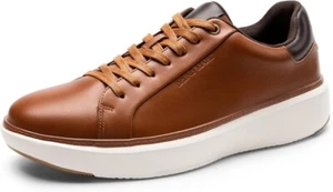 shoes men casual leather fashion sneakers - Picture 1 of 5