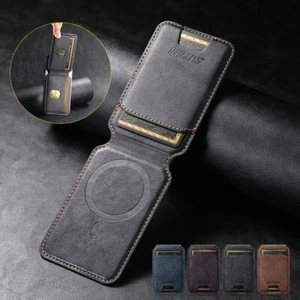 For iPhone 15 14 13 12 11 Pro Max Magsafe Magnetic Wallet Card Slot Phone Holder - Picture 1 of 32