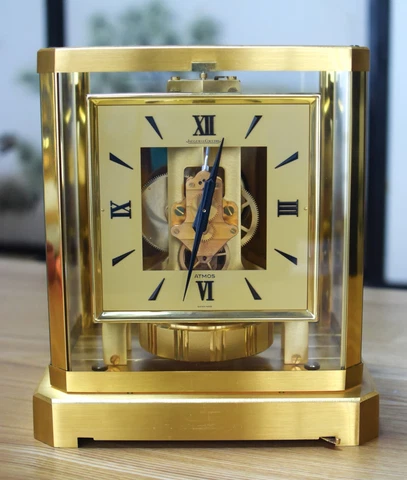 Jaeger LeCoultre Atmos Clock Gilt Cover