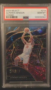 ALPEREN SENGUN 2023-24 SELECT COURTSIDE COSMIC PRIZM SSP PSA 10 Estuche Hit GEM - Imagen 1 de 2