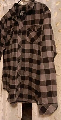 Metal Mulisha Flannel Men Large Button Up  - Imagem 1 de 4