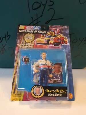 Nascar superstars of racing special edition Mark Martin figurine 1998 card  - Image 1 of 4