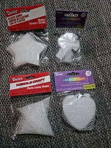 Plastic Canvas Triangle, Star, Heart, Cross - Choose Amount - Picture 1 of 5