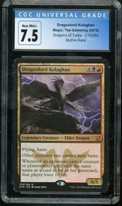 DRAGONLORD KOLAGHAN (2015) Magic: The Gathering Mythic Rare 218/264 CGC 7.5 NM - Picture 1 of 2