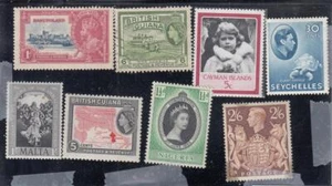 GB/ COMMONWEALTH (MK7786) #MIX VF-MINT / USED INCLUDE BRITISH GUIANA - Picture 1 of 1