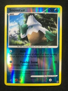 Pokemon 74/100 Snover Stormfront Reverse Holo - Picture 1 of 2