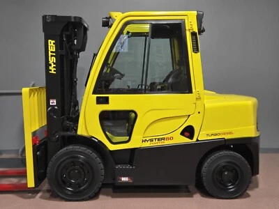 Carretilla elevadora neumática Hyster H80 ft 2015 diésel mástil de 3 etapas 8000 lb cambio lateral Yale Foto 1 de 4