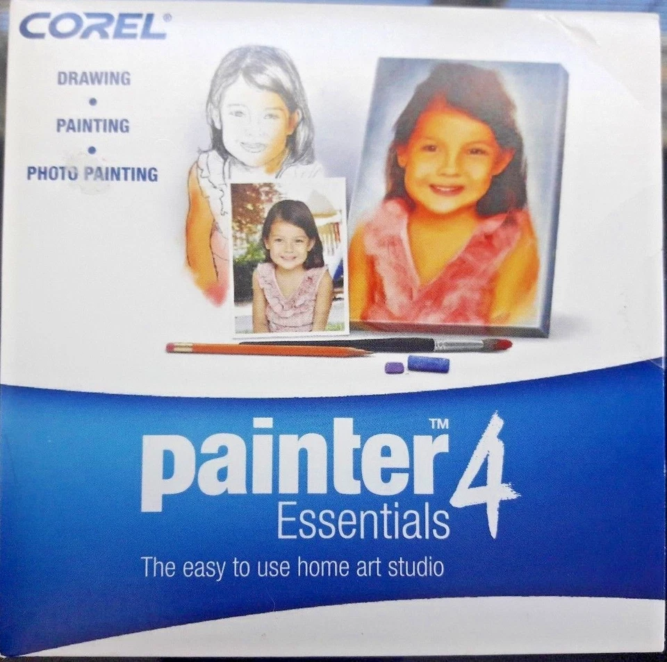 New Corel Painter 4 Essentials for Win 2000/XP/Vista Mac OS X 10.4.x - Image 1 of 1