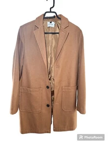 Brand New Topman Coat Men’s Classic Fit Camel Brown Colour Size XXS - Picture 1 of 6