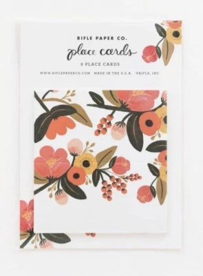 Rifle Paper Co. " GARDEN "  Set Of 8 Folding Place Cards - Image 1 of 4