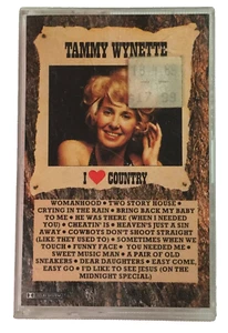 Tammy Wynette (I Love Country) 1980 Cassette Tape - Picture 1 of 8